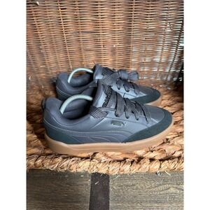 Puma Suede XL Dark Charcoal Grey Gum Sole Mens Sneakers 397262-14 Size 10.5